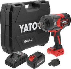 Yato YT-828073 Bürstenloser Akku-Schlagschrauber 18V 1x6Ah mit Bitgröße 1/2" & 3/4"