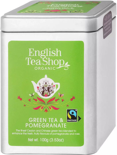 English Tea Shop Green Tea Pomegranate – Loose Tea 100g