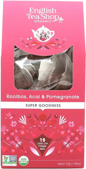 Herbal Tea English Tea Shop Rooibos Acai & Pomegranate 15x2g
