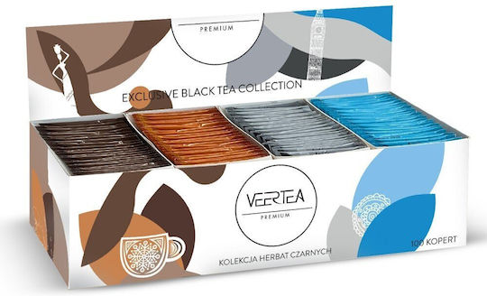 Veertea Premium Black Tea Collection 100 Envelopes