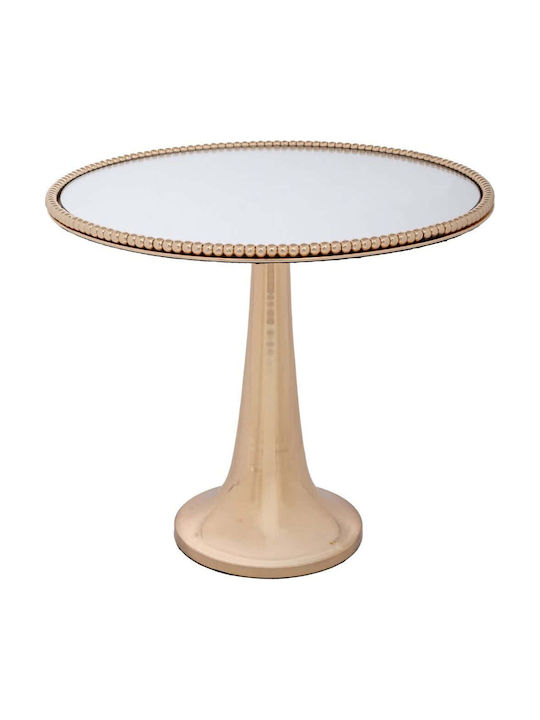 Iliadis Decorative Tray Metallic Round with Mir...