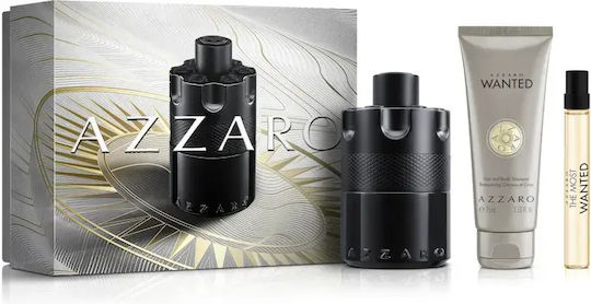 Azzaro Most Wanted Intense Men's Set with Eau de Parfum and Shower Gel