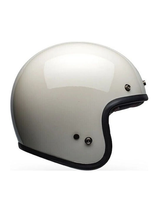 Bell Custom 500 Gloss White Κράνος Μηχανής Jet ...