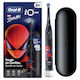 Oral-B Spiderman Kids Electric Toothbrush with Timer for 6+ Years with Replacement Heads & Travel Case