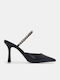 Pointed Toe Heels with High Heel Black