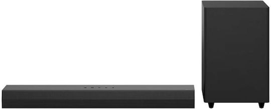LG S30A Soundbar 2.1 Bluetooth και HDMI με Τηλεχειριστήριο Μαύρο