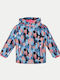 Wasserdichtes Kinder Sport Jacke Lang Winddicht mit Futter & Kapuze Mehrfarbig