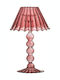 Bloomingville Кандилник Стъклен в Червен Цвят 12x12x19.5см