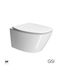 GSI Wandhängende Toilette mit Deckel mit Bidet Beige