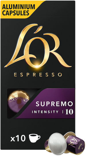 L'Or Capsule Espresso Supremo Compatibile cu Mașina L'Or 10buc