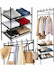 Verk Group Floor Garment Rack Metal Black 174x42cm