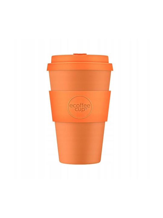 Ecoffee Cup Kunststoff Tasse Mit Deckel Orange 400ml