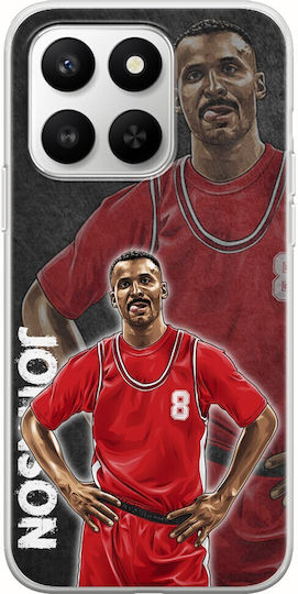 European Basketball Legends Eddie Johnson Honor 400 Smart 5g Гъвкав TPU Прозрачен Силикон