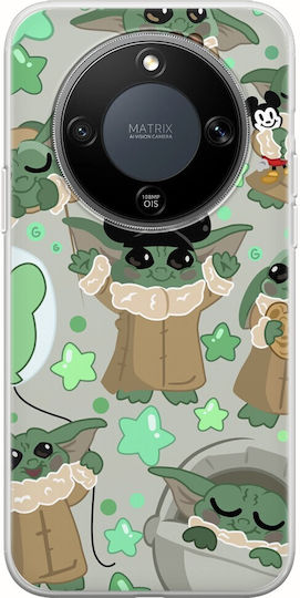 Baby Yoda Honor Magic8 Lite 5g Flexible Tpu Διάφανη Σιλικόνη