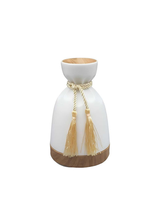 Avizar Elegant Bottle Design Aroma Diffuser Humidifier 200ml White