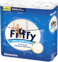 Fluffy Toilettenpapier 40 Rollen 3 Lagen