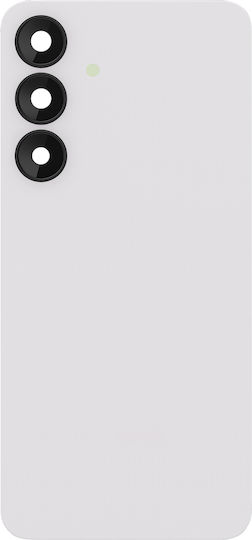 Clappio Compatible Battery Cover Galaxy S25 Fe Built-in Adhesive White