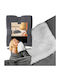 Κουβέρτα Γούνινη Μονή 150x200εκ. Dark Gray