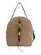 Gestrickte Damen Rucksack Tasche Beige