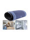 Covoraș Antiderapant De Baie Din Microfibra Oval ZK12713QWS66 Nuanțe De Albastru Și Violet 58x38cm