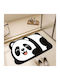 Αντιολισθητικό Πατάκι Μπάνιου ZD1BAT3QWSHPANDA White/black 40x60εκ.