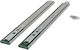Set 2 Glisiere cu Rulmenți cu Bilă Lungime 450mm Argintii Z-tools Pk-l-p2o-h45-450