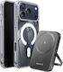 Swissten Magsafe iPhone 17 Pro Pack Dual-Material Umschlag Rückseite 5000 mAh Powerbank Transparente