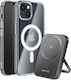 Swissten Magsafe Pack Iphone 14 Dual-material Case 5000 Mah Powerbank Transparent