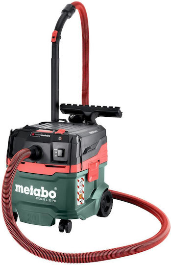 Metabo Aspirator Umed-Uscat cu Recipient din Plastic 20l