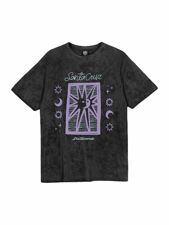 Women's T-shirt Charcoal/Acid Wash