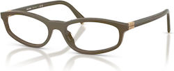 Miu Miu Brillengestelle Mit Rezept Grüne MU 01Z...