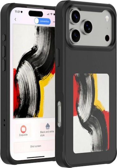 4smarts Case E-ink Nfc Display Qi2 Iphone 17 Pro Max Black 541789