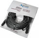 Audio Club Cable XLR Male - XLR Female Black 20m CB-20