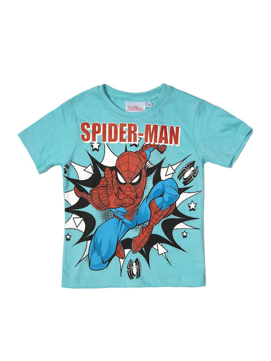 Παιδική Μπλούζα Κοντομάνικη Τυρκουάζ Active Spiderman