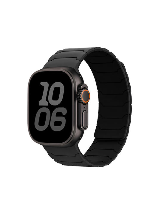 Кайшка Hoco Wa39 Flex Series 38 40 41 42mm Силиконова Каишка Apple Watch Series 1 2 3 4 5 6 7 8 9 SE SE2 Черна