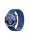 Watchband Hoco Wh21 Flexible Silicone Magnetic Samsung Huawei Xiaomi Vivo Oppo Etc 22mm Universal Blue