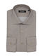 Long Sleeve Shirt in Regular Fit Brown