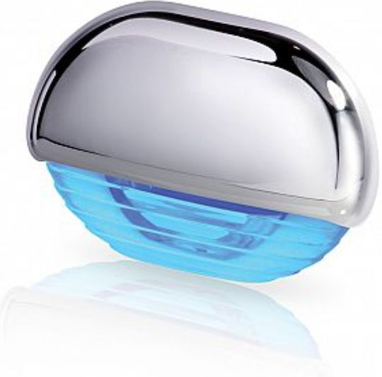 Hella Led Signal Lamp 12/24V Blau Chrom Abdeckung