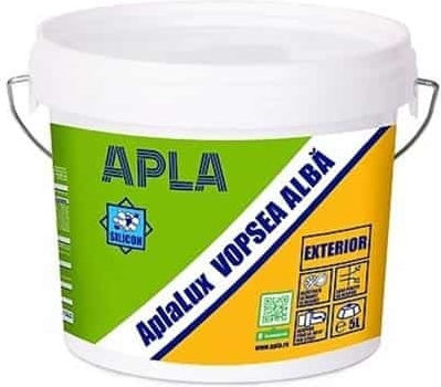 Exterior Washable Paint 5 L Apla Lux White Ext10135