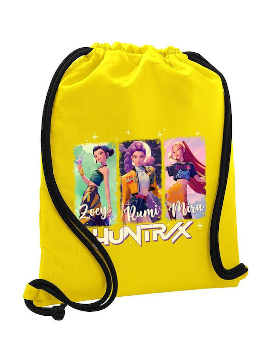 Koupakoupa K-pop Kids Bag Pouch Bag Yellow 48x40cm