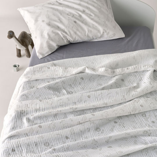 Kentia White Blanket 160x240cm
