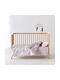 Kentia Set Lenjerii de Pat Bebe Pentru Pătuț Bumbac Roz 120x170cm