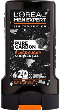 L'Oreal Paris Pure Carbon Αφρόλουτρο σε Gel για Άνδρες με Άνθρακα για Λιπαρότητα 250ml