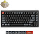 Keychron V1 Ultra 8K V1U-D4 Tastatură Mecanică de Gaming Fără Fir 75% cu Comutatoare Keychron Silk POM Banana și Iluminare RGB (Engleză SUA)