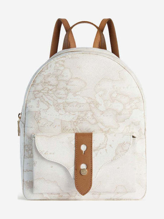 Women's White Backpack Bag