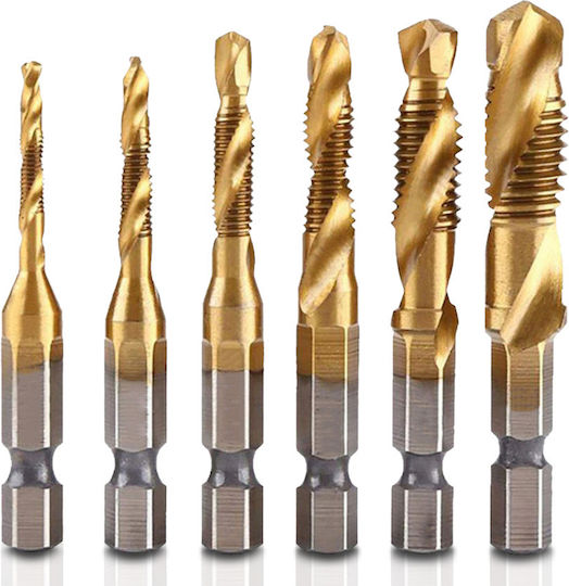 Burghiu HSS cu Cap de Foraj Hexagon Pentru Metal și Lemn 0.5mm / 53mm / 0.7mm / 0.8mm / 55mm / 1.25mm / 57mm / 1.5mm
