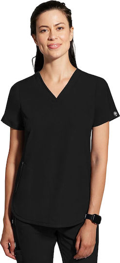 Healing Hands Female Medical Blouse Black