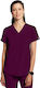 Healing Hands Female Medical Blouse Burgundy