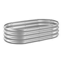 Vivatechnix Material Pentru Garduri De Grădină Din Metal 120x60x30 Cm Gri