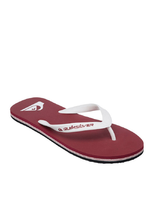 Quiksilver Molokai Core Men's Flip Flops Red